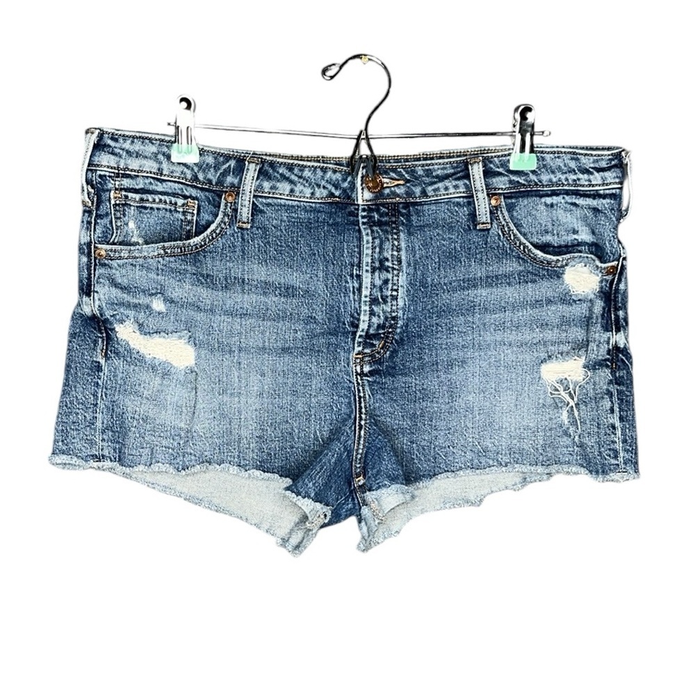 Silver Jeans Hello‎ Shorty Shorts Sz W32 Distressed
